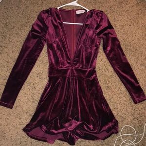 Velvet romper